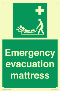 Emergency evacuation mattress
